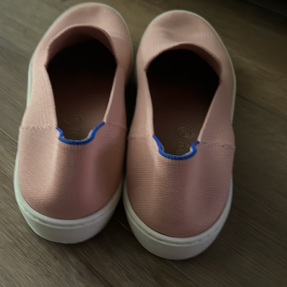 Rothy's Womens Retired The City Slip on Sneaker Shoes Pink Size W9.5 - Picture 4 of 6